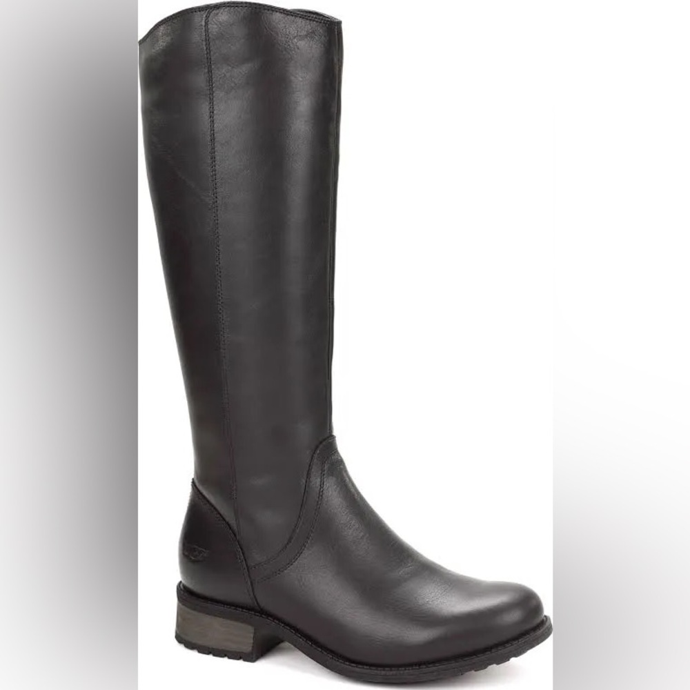 UGG Women's Seldon Riding Boot Black Leather